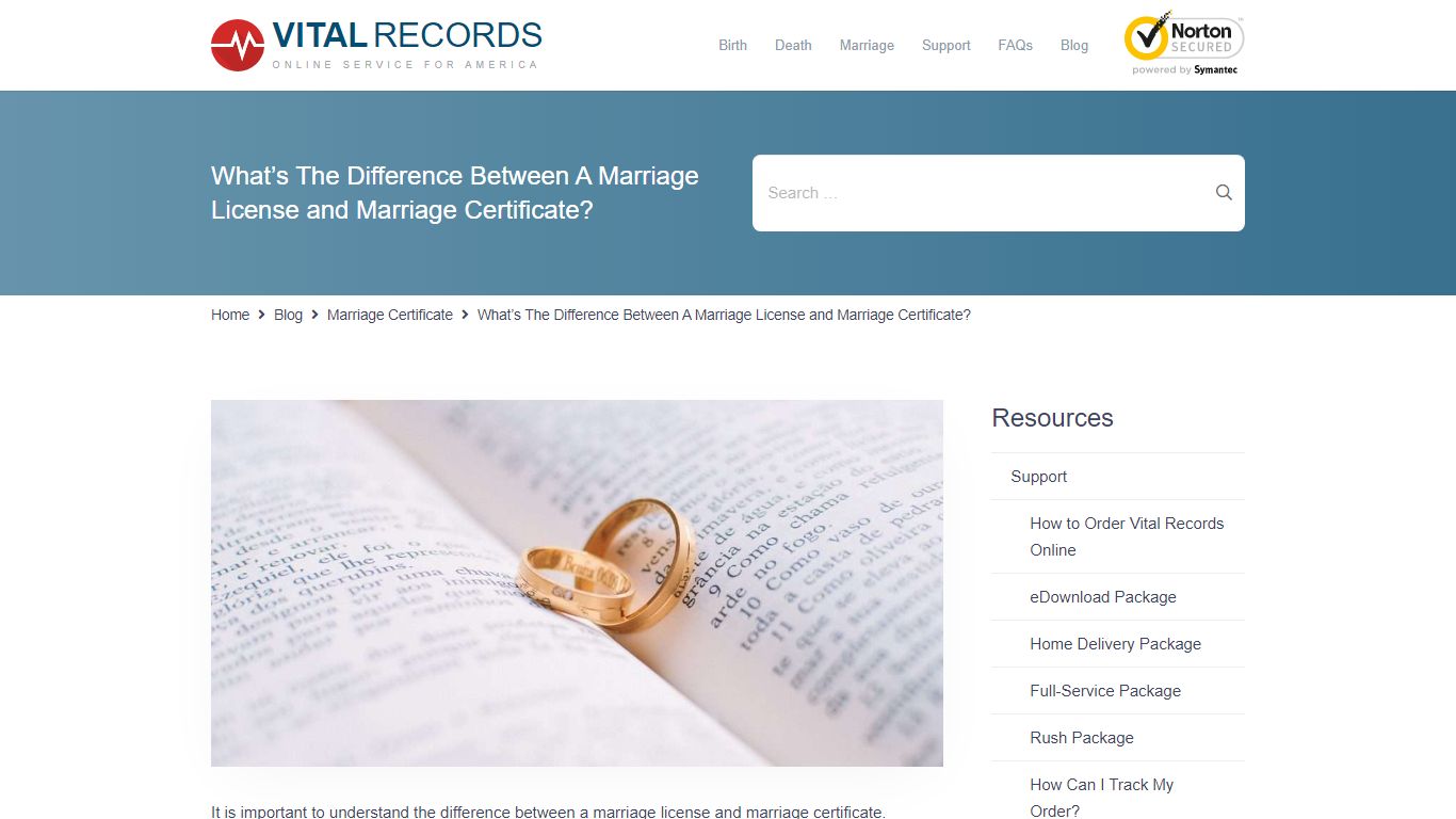 Marriage License vs Certificate - Vital Records Online